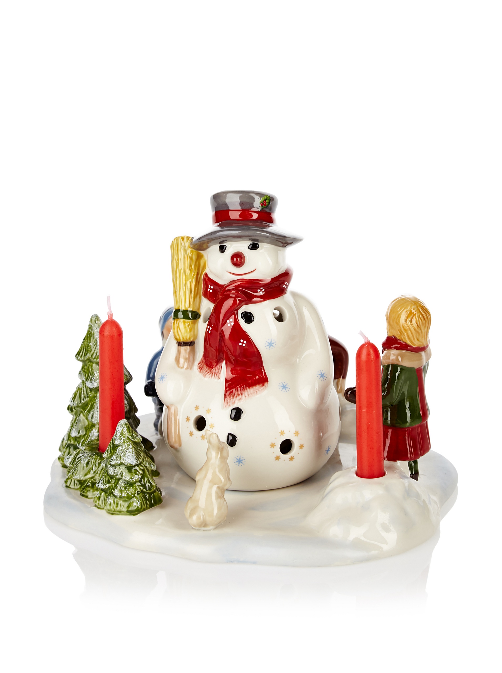 Villeroy&Boch　クリスマス　キャンドルハウス　スノーマン　雪だるま Villeroy&Boch クリスマス キャンドルハウス スノーマン 雪だるま